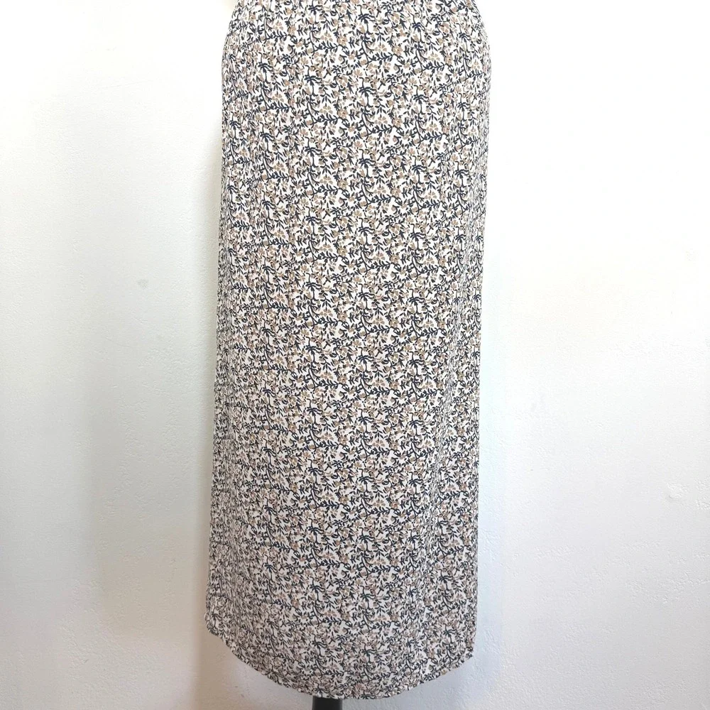 Abercrombie & Fitch Ditsy Floral Maxi Dress XS Smocked Cottagecore Boho Sundress